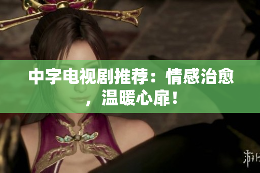 中字电视剧推荐：情感治愈，温暖心扉！