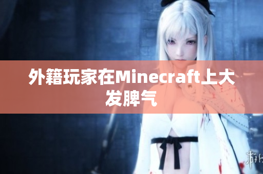 外籍玩家在Minecraft上大发脾气