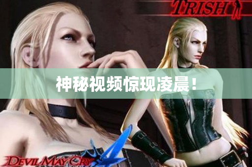 神秘视频惊现凌晨！