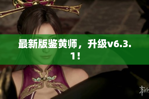 最新版鉴黄师，升级v6.3.1！