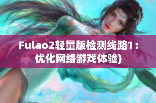 Fulao2轻量版检测线路1：优化网络游戏体验)