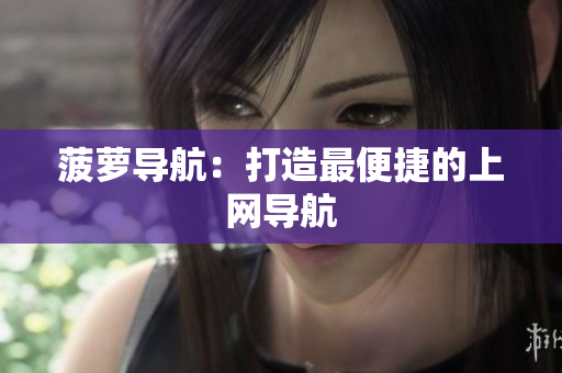 菠萝导航：打造最便捷的上网导航