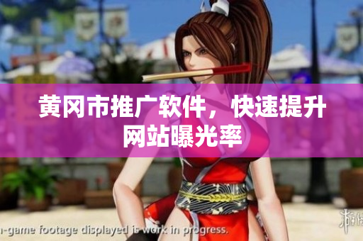 黄冈市推广软件，快速提升网站曝光率