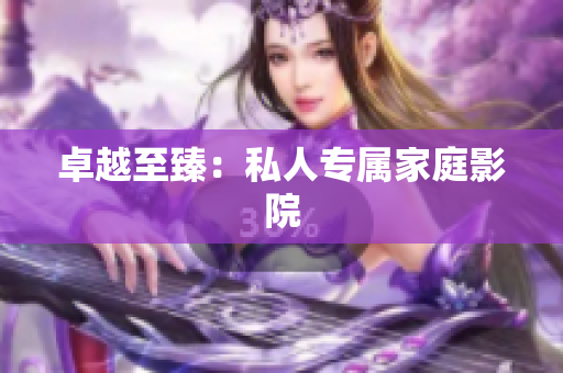 卓越至臻：私人专属家庭影院