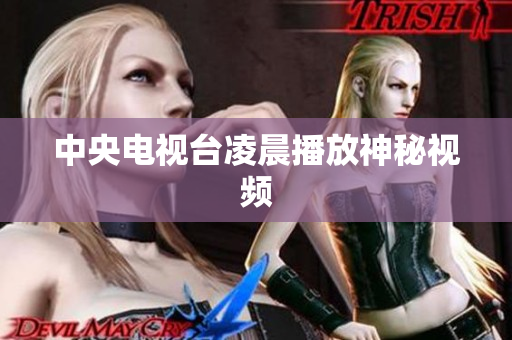 中央电视台凌晨播放神秘视频