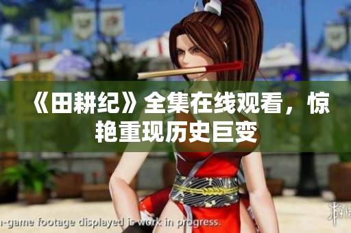 《田耕纪》全集在线观看，惊艳重现历史巨变