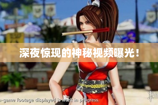 深夜惊现的神秘视频曝光！