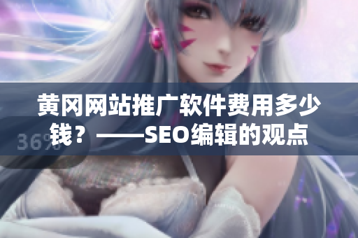 黄冈网站推广软件费用多少钱？——SEO编辑的观点
