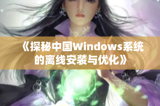 《探秘中国Windows系统的离线安装与优化》