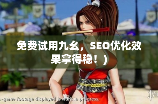 免费试用九幺，SEO优化效果拿得稳！)
