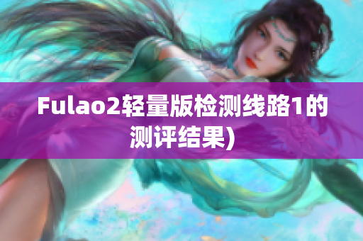 Fulao2轻量版检测线路1的测评结果)