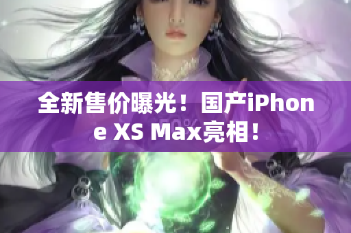 全新售价曝光！国产iPhone XS Max亮相！