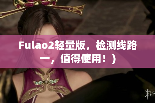 Fulao2轻量版，检测线路一，值得使用！)