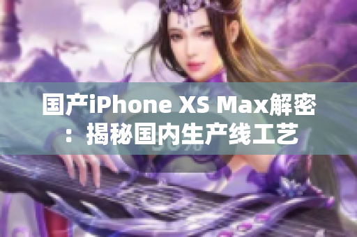 国产iPhone XS Max解密：揭秘国内生产线工艺