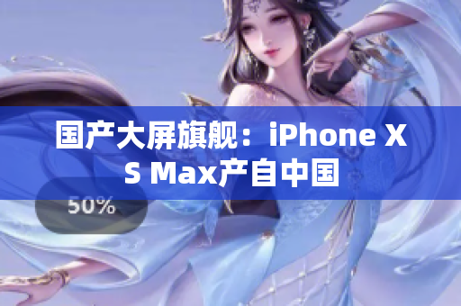 国产大屏旗舰：iPhone XS Max产自中国