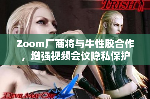 Zoom厂商将与牛性胶合作，增强视频会议隐私保护